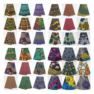 ผ้าฝ้าย100% แอฟริกัน Batik สไตล์แห่งชาติขี้ผึ้งพิมพ์อังการาผ้าสำหรับเสื้อผ้า