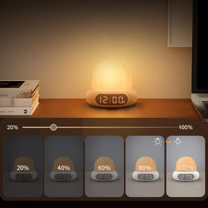 <span class=keywords><strong>Veilleuse</strong></span> de chevet LED à bruit blanc RGB ICARER FAMILY, réveil, <span class=keywords><strong>veilleuse</strong></span> rechargeable pour chambre à coucher, pour enfants - Product Image 3