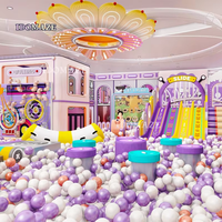 Équipement de parc de trampolines intérieur sur mesure de grande taille, aire de jeux multifonctionnelle pour parc d'attractions commercial pour enfants