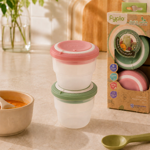 Vente directe de pots de sevrage manuels en PP biodégradable et recyclable, réutilisables pour un rangement et une alimentation pratiques - Product Image 1