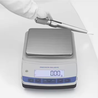 Balance électronique de laboratoire de haute précision 0,01g/0,001g, balance numérique avec plateau en acier inoxydable 304 et capacité de 100g à 6000g