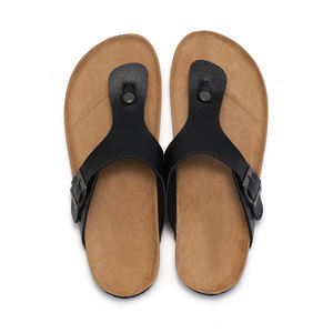 Infradito estivo in stile coreano sandali Casual da <span class=keywords><strong>donna</strong></span> con plateau in <span class=keywords><strong>sughero</strong></span> Open Toe Slip-On da spiaggia Trendyy pantofole in <span class=keywords><strong>sughero</strong></span> - Product Image 6