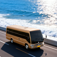 TENGLONG Nouveau mini-bus urbain de luxe à bas prix, 28 places, moteur diesel Cummins, transmission manuelle