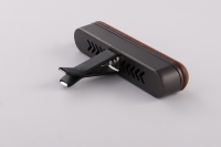 TopOne Diffuseur Parfum Voiture Luxe Bois Noyer Clip Ventilation Magnétique Essence Naturelle Design Élégant Premium