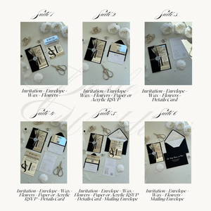 Invitaciones acrílicas con espejo plateado elegante <span class=keywords><strong>de</strong></span> lujo con sobres <span class=keywords><strong>de</strong></span> <span class=keywords><strong>boda</strong></span> negros, Invitaciones <span class=keywords><strong>De</strong></span> <span class=keywords><strong>Boda</strong></span> - Product Image 4