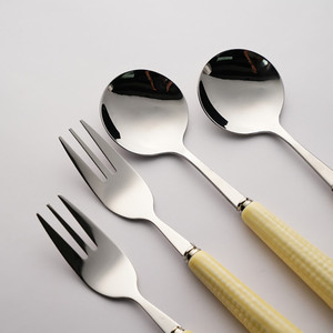 Tốt Nhất Bán Bộ Đồ Ăn Đặt Dễ Thương Ngô Thiết Kế Muỗng Và Ngã Ba <span class=keywords><strong>2025</strong></span> Quà Tặng Giáng Sinh Dao Kéo Thiết Lập Cho Bán Buôn - Product Image 3