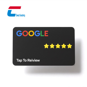 Thiết kế tùy chỉnh NFC kích hoạt tap để chia sẻ Instagram tiktok WhatsApp theo chúng tôi thẻ thông minh NFC Google xem xét thẻ - Product Image 3