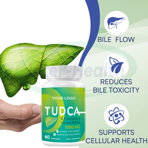 Capsules d'acide tauroursodésoxycholique (TUDCA) pour adultes, qualité alimentaire, 500 mg et 1100 mg, compléments hépatiques, améliorent l'immunité, 60 unités - Product Image 2