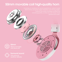 ONIKUMA X10-Casque de jeu filaire avec microphone et corne amovible pour PC