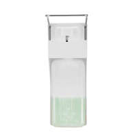 Distributeur de désinfectant mural à grand volume (1000 ml) en plastique ABS de qualité supérieure pour hôpitaux, hôtels, salles de bain et usines