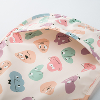 Bavoir pour enfants réutilisable et résistant Kefei, sans manches, imperméable, 100% polyester doux, durable, pour le nettoyage des bébés