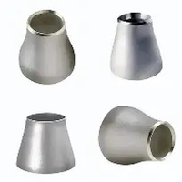 Réducteur concentrique en acier au carbone ASME B16.9 A234 WPB, raccord de tuyauterie à souder bout à bout