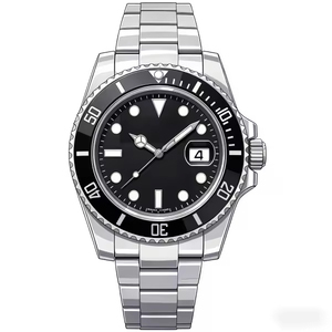 High Classic Green Style Diving <b>Watch</b> Stainless Steel Strap Ceramic Bezel Designer Same Style <b>Watch</b> Wholesale - Product Image 4