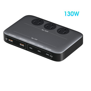 130W Desktop Us Usb Typ C Protection contre les surtensions à charge rapide <span class=keywords><strong>Prise</strong></span> intelligente pour Apple <span class=keywords><strong>Iphone</strong></span> <span class=keywords><strong>14</strong></span> 15 Adaptateur <span class=keywords><strong>Chargeur</strong></span> Multiprise - Product Image 2
