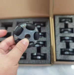 Roue Omni solide de 58mm 14135S Compatible LEGO <span class=keywords><strong>NXT</strong></span> sans plat en plastique caoutchouc nylon polyuréthane acier durable" - Product Image 1