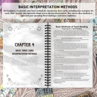 Journal de Tarot A5 33 Jours : Auto-découverte, Croissance Personnelle, Méditation, Approfondissement de vos Connaissances, Pratique Quotidienne, Reliure Spirale, PVC