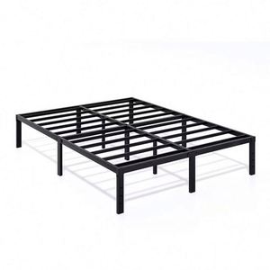Warehouse <b>Iron</b> Durable Living Room Hotel Metal Platform Adjustable Customizable Modern Bedroom Furniture Bed Frame King Size - Product Image 1
