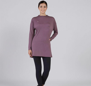 Sudadera Deportiva Informal Musulmana Jahit Pukal OEM, Tejido de Punto Transpirable, Precio de Fábrica, Menutup Aurat, Suministro Confiable - Product Image 1