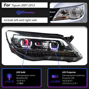 Volkswagen pour Tiguan 10-12 ans nouvelle lentille LED feux diurnes clignotant assemblage avant pour phare modifié ou ancien - Product Image 5