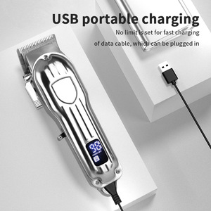 Tagliacapelli Elettrico Professionale Senza Fili per Uomo, Ricaricabile USB, Lama in Acciaio Inox, Display LCD, Regolabile, OEM/ODM - Product Image 3