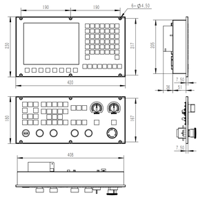 Kit de rénovation de système de bus servo <span class=keywords><strong>3</strong></span> axes Siyuer 998T-MAX CNC contrôleur CNC avancé avec contrôle de programmation PLC Sinumerik 840d - Product Image 2