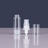 Botol Pompa Tanpa Udara, 5Ml 10Ml AS Kecil untuk Lotion Air Semprot Serum Penguji Perawatan Kulit Minyak