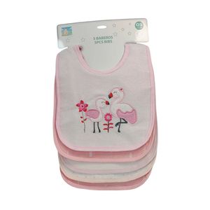 Bavoirs bébé en coton tricoté nouveau-né impression et broderie conception lavable Durable imperméable à l'eau salive serviette bavoirs bave - Product Image 3