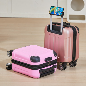 <span class=keywords><strong>Valigia</strong></span> <span class=keywords><strong>da</strong></span> Viaggio 14 Pollici con Manico Retrattile, Protezioni Angolari, Supporto per Telefono, Approvata come Bagaglio a Mano - Product Image 3