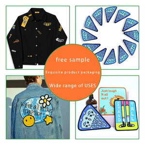 Parches con Logotipo Bordado en 3D Personalizados al por Mayor, con Bordado en Relieve, Adhesivos Termoadhesivos para Ropa, Gorras y Bolsos - Product Image 4