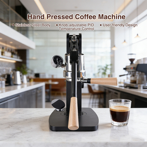 Machine à café expresso italienne à pompe manuelle, nouvelle machine à cacao à levier manuel avec fonctionnalités de café améliorées - Product Image 2