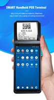 جهاز نقاط البيع المحمول بنظام أندرويد 13 مع تقنية NFC و4G وWiFi وBluetooth وطابعة حرارية 58 مم من الشركة المصنعة