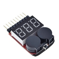 1-8S Lipo/Li-ion/Fe RC hélicoptère avion bateau etc. Tension de batterie 2 IN1 testeur alarme sonore basse tension