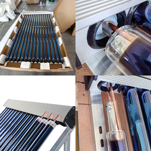 Collecteur <span class=keywords><strong>solaire</strong></span> thermique haute pression <span class=keywords><strong>à</strong></span> tubes sous vide 58/1800 mm, 6 bars, pour projets - Product Image 3