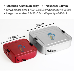 Bbq Bento Box Boîte À Lunch En Aluminium Nouveau Design Récipient Alimentaire Personnalisé Antiadhésif Ustensiles <span class=keywords><strong>De</strong></span> Cuisine Camping Pique-Nique <span class=keywords><strong>Vaisselle</strong></span> - Product Image 2