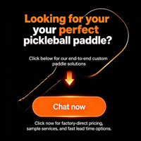 Raket Pickleball Fiberglass 16mm dengan Permukaan Bertekstur Inti Sarang Lebah Ergonomis Ringan Portabel untuk Olahraga Luar Ruangan