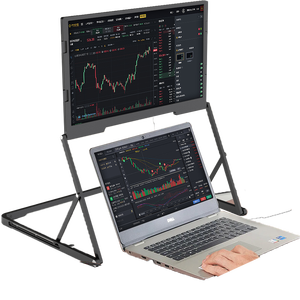 จอภาพพกพา OEM ขนาด 15.6 นิ้ว ความละเอียด 1080P IPS แบบพับได้ ขยายหน้าจอแล็ปท็อป ช่องต่อ Type-C HDMI ลำโพงในตัว - Product Image 1