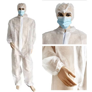 Overol Desechable de Polipropileno No Tejido Tipo 5/6, de Alta Calidad, Fácil de Usar, Transpirable y Antiestático, Equipo de Protección Personal (EPP) OEM - Product Image 1