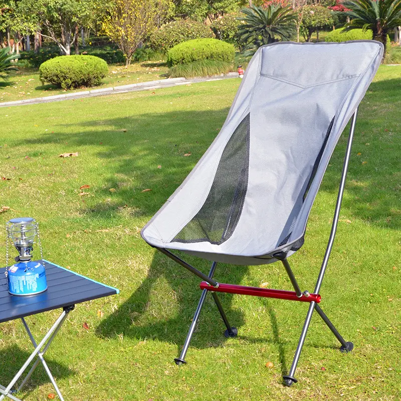 Outdoor Camping Chair Folding Aluminum Alloy Ultra-light Folding Beach Chair