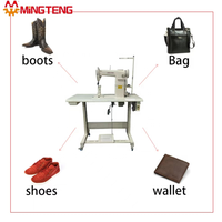 Machine à coudre industrielle MingTeng Automation programmable, nouvelle, à bras vertical, à une aiguille, à alimentation par point plat, pour usage domestique
