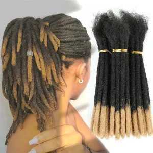 Bán Buôn 100% Handmade Afro Kinky Tóc Con Người Dreadlock Mở Rộng Loc Mở Rộng Tóc Con Người Crochet Dreadlock Bện Tóc - Product Image 3