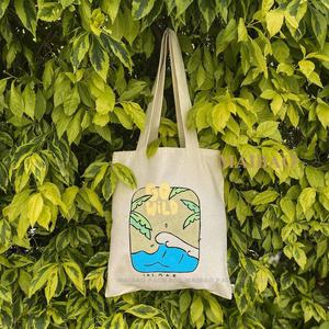 Bolso de lona de Calicó orgánico reutilizable de tela ecológica impresa de tamaño de logotipo personalizado bolsas de compras de algodón para comestibles - Product Image 6