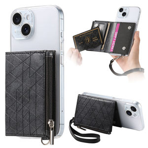 Étui Portefeuille en PU Style Géométrique pour Cartes et Passeport Compatible Nothing Phone 2 iPhone 11/12/13/14/15/16 Pro - Product Image 1