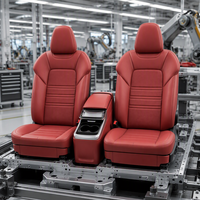 Siège de voiture imperméable de qualité supérieure, console d'accoudoir central multifonctionnelle, siège en cuir électrique pour Mercedes-Benz Sprinter Van Vito