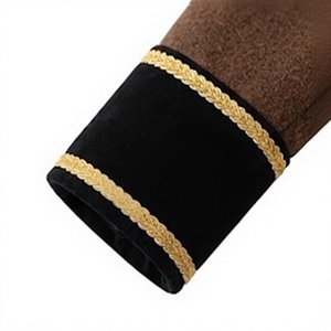 Manteau vintage pour homme en laine, brodé, double boutonnage, vêtement d'hiver, costume historique - Product Image 3