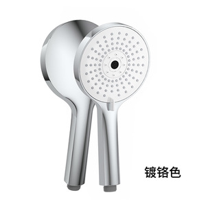 <b>Shower</b> Head XB-P009 Round Rain Type Portable Durable Plating Finish - Product Image 4