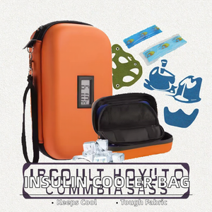 Sac isotherme durable en PU pour diabétiques, étui de transport d'insuline avec fermeture éclair, portable - Product Image 2