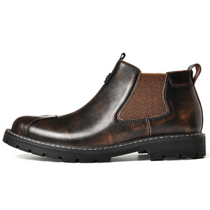 <span class=keywords><strong>Bottes</strong></span> en cuir pour hommes, style Oxford, faites à la main, en cuir véritable pur, décontractées, à enfiler, pour le bureau, personnalisables avec logo, pour rester au chaud en hiver 2025, à prix abordable - Product Image 3