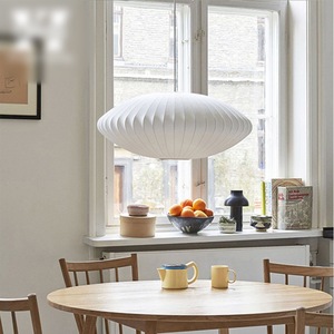 Hangende Hanglampen Moderne Eetkamer Lampen Decoratie Binnenverlichting Italiaanse Zijden Doek Hanglampen Creatieve Woonkamer - Product Image 2
