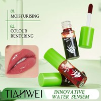 Kit de 6 teintes à lèvres hydratantes à l'aloe vera, effet changeant de couleur, longue tenue, résistant à l'eau, personnalisable avec logo OEM