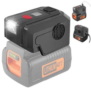 Pour générateur <span class=keywords><strong>d</strong></span>'onduleur BLACK + DECKER, adaptateur <span class=keywords><strong>d</strong></span>'onduleur <span class=keywords><strong>d</strong></span>'alimentation <span class=keywords><strong>Portable</strong></span> 200W pour batterie Li-ion B & <span class=keywords><strong>D</strong></span> 36V/40V MAX - Product Image 1